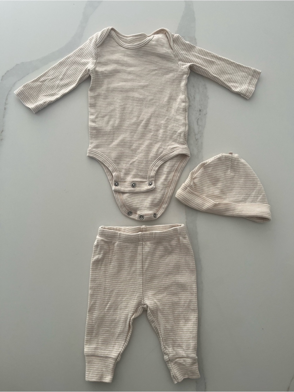 3M Neutral Stripe 3-piece set